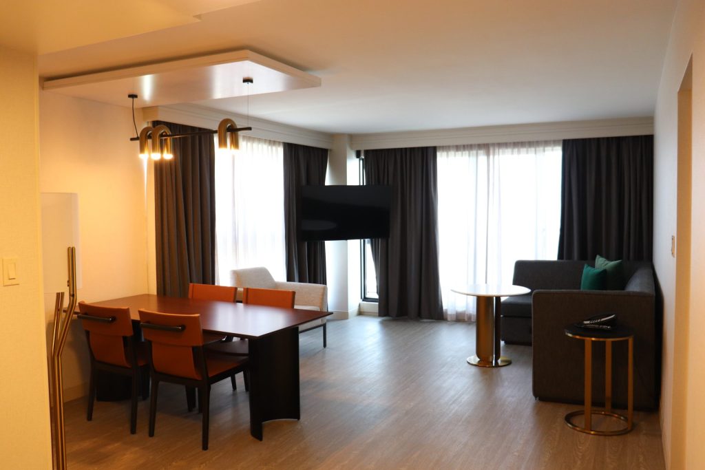 The corner room has been turned into a suite. Photo by Mia Jensen