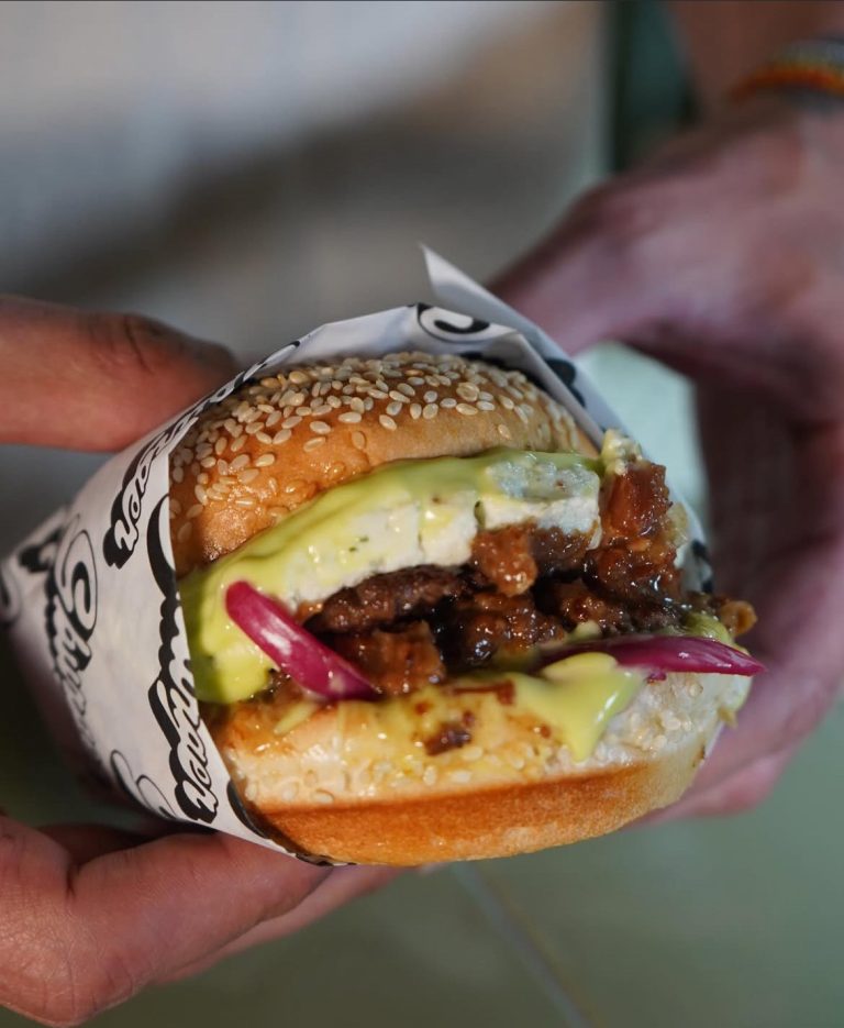 The Holiday Burger at Gburger. Photo from Gburger on Instagram.